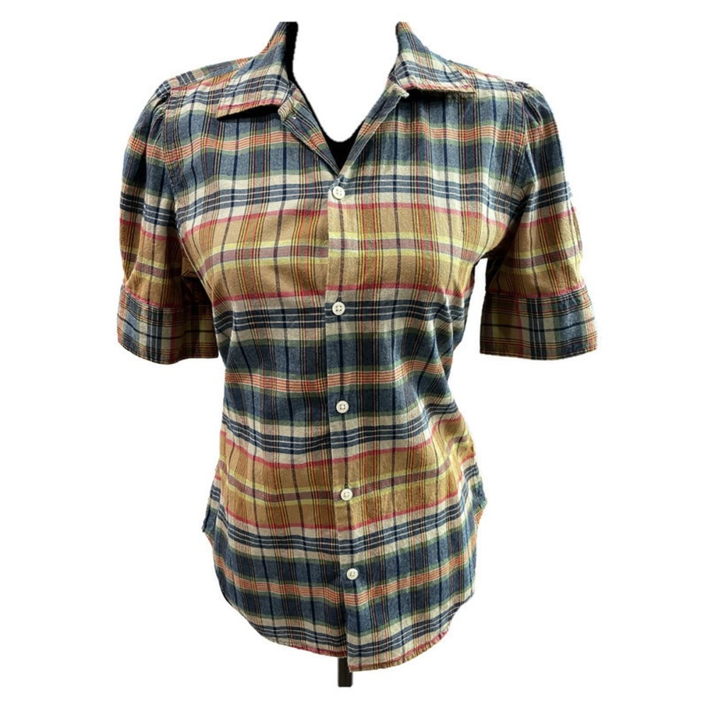 Ralph Lauren Sport Cuff button down blouse